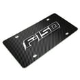 thumbnail image 3 of Ford F-150 3D Metal Logo Black Carbon Fiber Patten Stainless Steel License Plate, 3 of 5