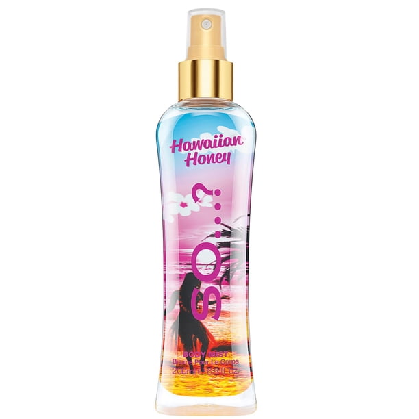 Body Mist ¿Así que...? Miel hawaiana con flores y vainilla, 200 ml, para mujer