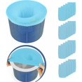 thumbnail image 1 of SHAR Blue Pool Skimmer Socks - 20 Pack, Reusable & Super Elastic for Pool Spa Pump Basket, 1 of 5