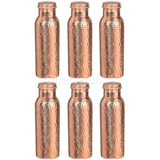 Zap impex Copper Water Bottle Sipper Pure Copper Bottle with Sipper, 25 oz  Color: Brown