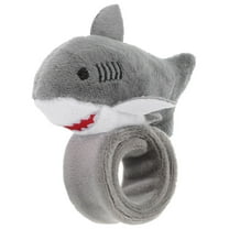 WRITWAA Stuffed Animal Snap Bracelet Grey Plush 1 Set