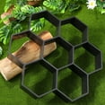 thumbnail image 2 of Masteelf Paving Stone Mold DIY Geometric Hexagon Shaped Cement Floor Mold Reusable Stepping Stones Walk Maker Mold for Patio, 2 of 10