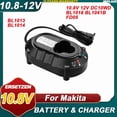 thumbnail image 1 of Li-ion Battery Charger for Makita BL1013 BL1014 10.8V-12V max Lithium-ion Batteries DC10WA DC10WB Electrical Drill Tools Power Supply Charger with US Plug, 1 of 8