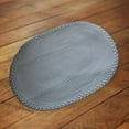 thumbnail image 3 of Braided Rug Entrance Washable Carpet for Office Living Room Grey, 3 of 6
