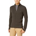 thumbnail image 1 of Tommy Hilfiger Mens Textured LS Cardigan Sweater, Gris, X-Large, 1 of 1