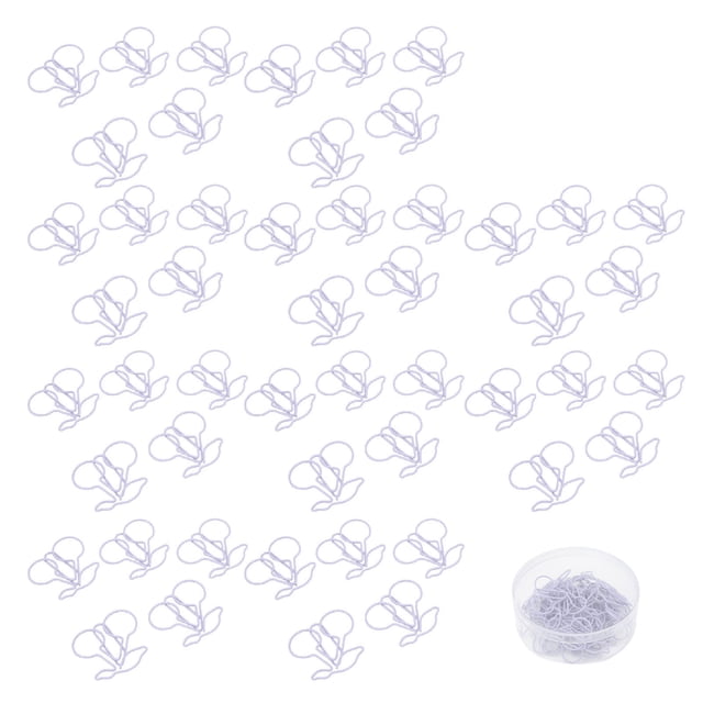 Oubit Cerise Forme Trombone, 50pcs Cerise Forme Trombone Bureau Clip Mignon Clip de Papier Puissance Emballé Performance