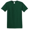 thumbnail image 6 of Gildan Short Sleeve T-Shirt -GR50, Men's Crew Neck Tee 100% Heavy Cotton T-Shirt, (L, Forest Green), 6 of 6