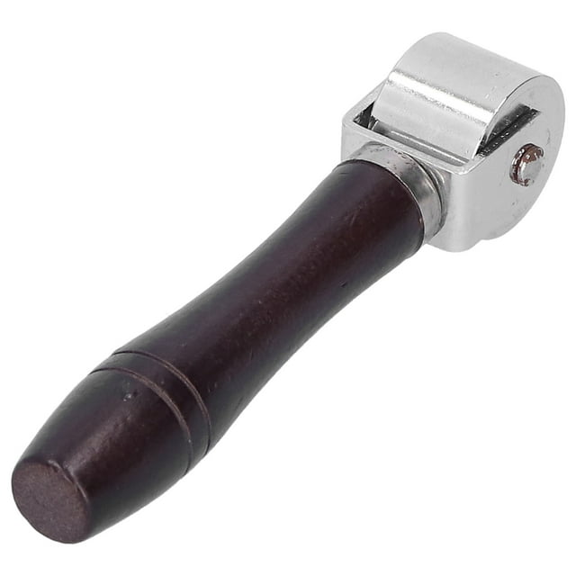 Leather Press Edge Roller Solid Leather Press Edge Roller Glue Laminating Rolling Tool With Wooden Handle