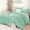 Mint Green, variant on Comforters Mint Green Queen Size, 3 Pieces Lightweight Solid Bedding Set & Collections, All Season Fluffy Bed Set (90x90In Comforter & 2 Pillowcases)
