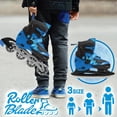 thumbnail image 3 of Rugged Racer Kids Adjustable and Convertible Rollerblade and Ice Skate - Small - Blue, 3 of 9