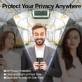 thumbnail image 5 of NevEND For iPhone 15 Pro Privacy Screen Protector, Anti Spy, 2-Pack Shatterproof Tempered Glass Film 6.1", 5 of 8