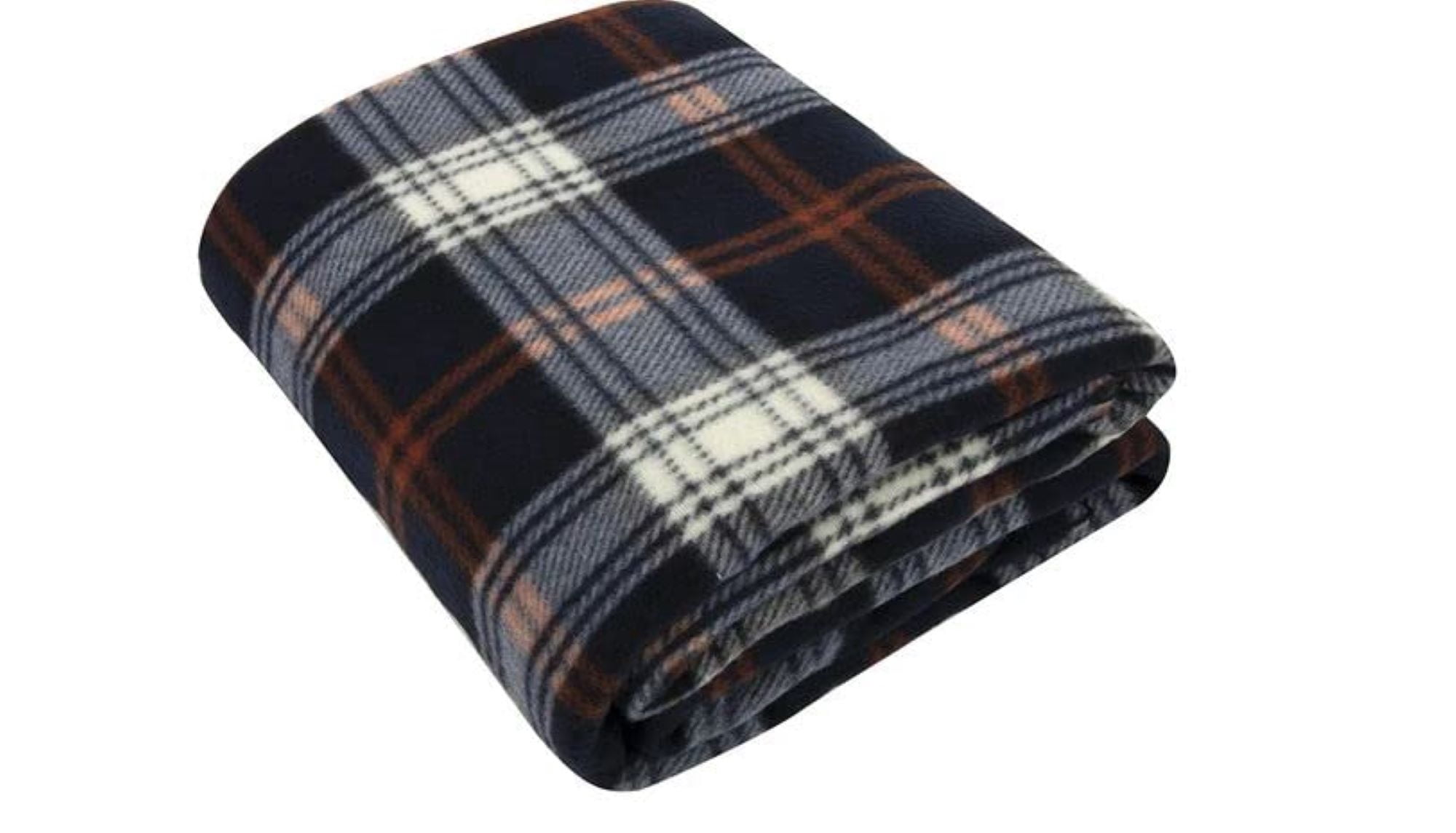 24 Pack of Bulk Wholesale 60”L x 50”W Plaid Color Fleece Throw Blankets for Fall, Winter, Spring, Summer, Men, Women, Children, Homeless, Charity Donation Drives in Black Plaid