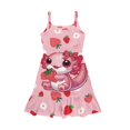 thumbnail image 7 of Uourmeti Kids Horse Dresses for Girls 3-14Y Summer Cute Strappy Tiered Dress Girls Birthday Party Sundress Soft A Line Swing Midi Dresses, 7 of 7
