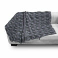 thumbnail image 2 of Flowers Insects Soft Flannel Fleece Throw Blanket, Creative Colorful Snails on Branches in Greyscale Tones, Cozy Plush for Indoor and Outdoor Use, 70" x 90", Purpleblue Blue and Violet, by Ambesonne, 2 of 5
