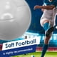 thumbnail image 4 of Balón de fútbol Advancent autógrafo blanco tamaño 5, 4 of 6