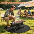 thumbnail image 3 of YUELONGHU Outdoor BBQ Mat Fire & Insulation Pad for Grilling Heavy Duty Heatproof Non Stick Outdoor Kitchen, 3 of 3