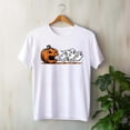 thumbnail image 2 of Spooky Season Halloween Pumpkin Chasing Ghost – T-Shirt, Hoodie & Sweatshirt – Fun Halloween Apparel – Perfect for Fall, 2 of 6