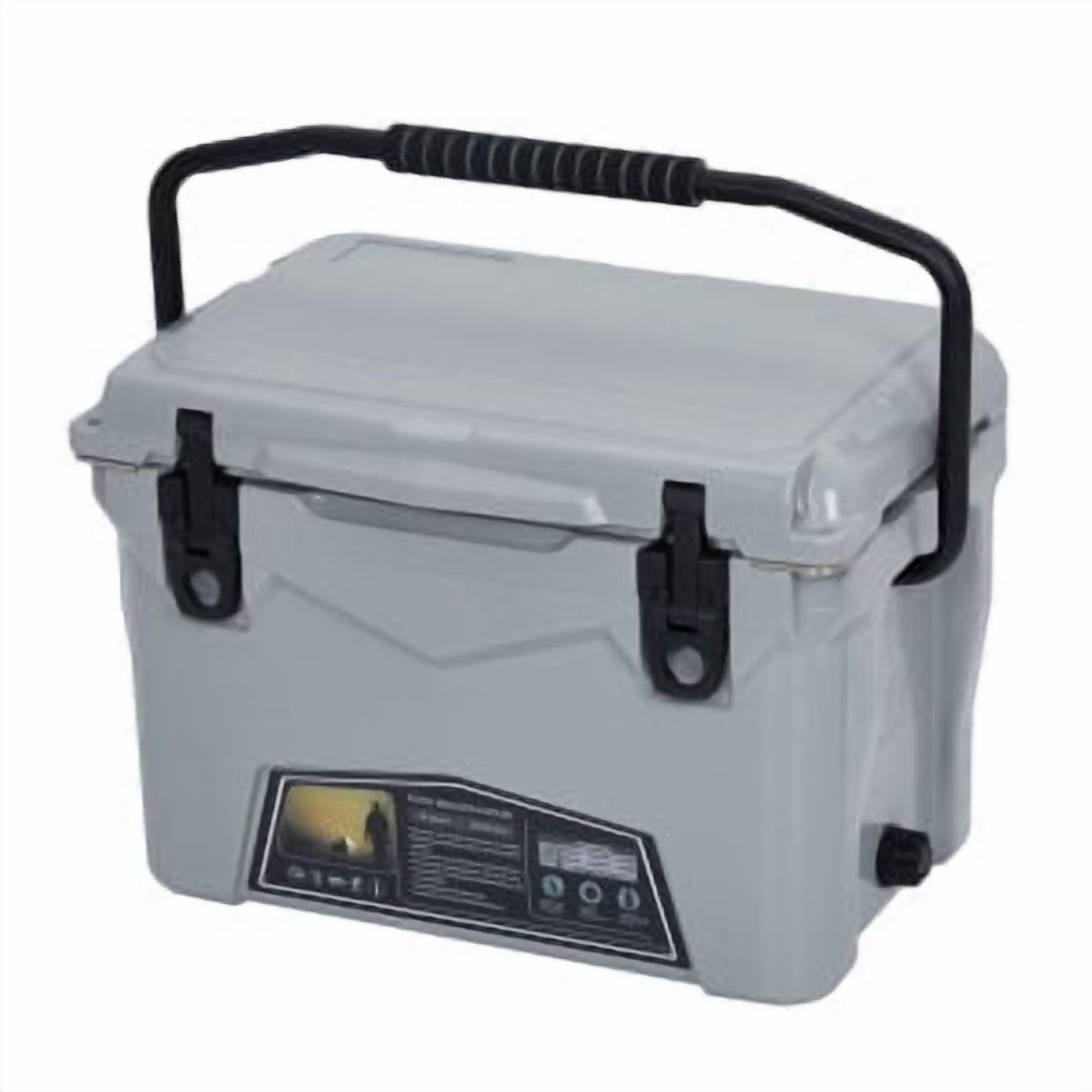 20 Quart Hard Camping Cooler, Adventure Outdoor Cooler Portable Insulated Ice Chest Cooler Box with Heavy Duty Handle, 5-Day Ice Retention, Great Camping Cooler with Easy Carry Top Handle Cooling Ice