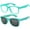 Turquoise Clear, Turquoise Smoke, variant on OWL 2 Pair Sunglasses for Kids, UV Protected Childs Polarized Sunglasses and Clear Lens Toddler Glasses