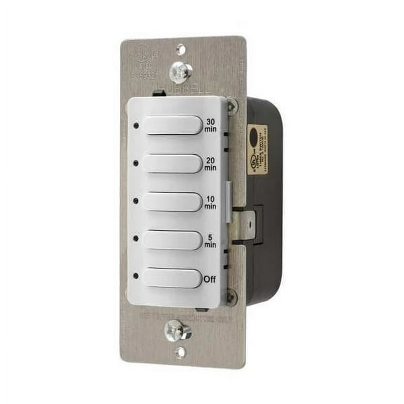 Hubbell Wiring Device-Kellems Timer, Electronic, 120/277V, White DT5030W