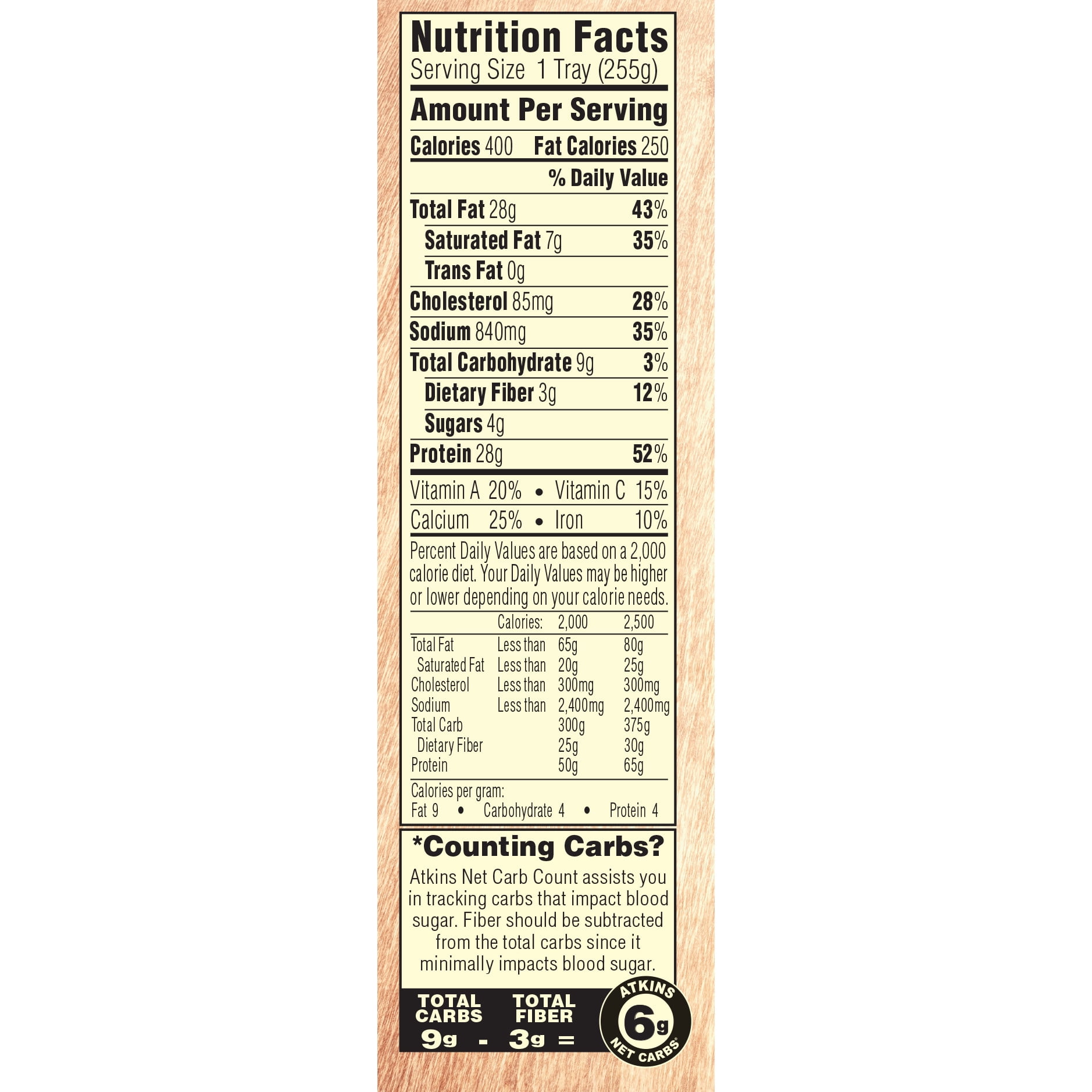 Atkins Chicken Margherita Meal 9oz (Frozen Dinner)