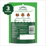 Greenies Feline Pill Pockets for Cats, Soft Cat Treats, Salmon Flavor, 3 oz Pouch