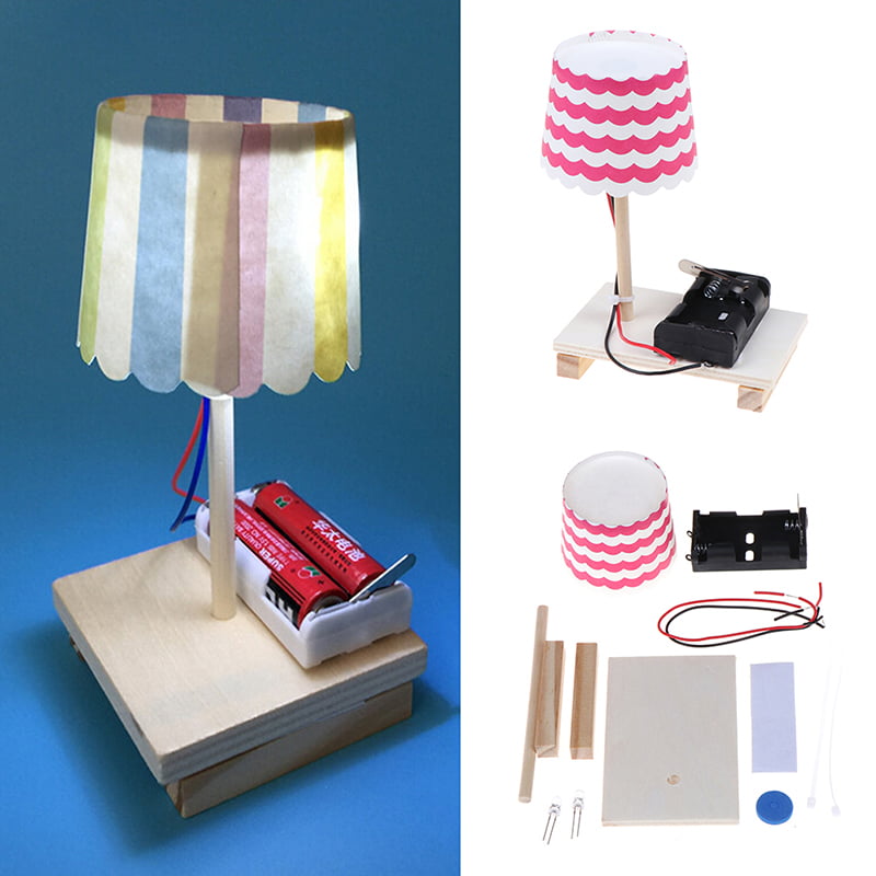 Kids Science Experiment Diy Toys Mini, Diy Wood Magnetic Table Lamp