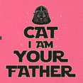thumbnail image 2 of Cat I Am Your Father Cat Lover Womens Slim Fit Junior Tee, Hot Pink, XX-Large, 2 of 5
