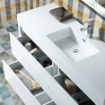 thumbnail image 6 of Vanity Art 60" Floor Standing Wall Mount Double Sink Bathroom Vanity Set White Stone Top, 6 of 9