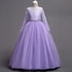 thumbnail image 2 of Vestido de novia de encaje con diamantes y minifalda para niña, vestido de princesa, vestido de actuación, 2 of 6