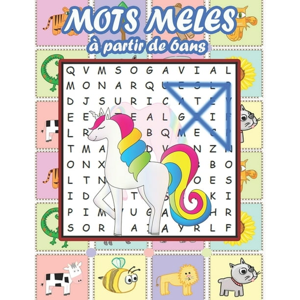 Mots Meles A Partir De 6ans Enfants 7 A 10 Ans Gros Caracteres Theme Nature Et