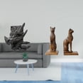 thumbnail image 2 of Juego De Sujetalibros De Gato, Soporte Decorativo Para Libros, Decoración única Para El Hogar, Estantería, Sala De Estar, Gabinete, Oficina, Regalo De Inauguración De La Casa, Adorno De Mesa, 2 of 8
