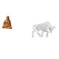 thumbnail image 1 of Figura De Toro Del Sagrado Corazón De Jesús, Estatua Coleccionable, Escultura Moderna De Resina, Adorno Para Pasillo, Dormitorio, Oficina, Escritorio, Chimenea, Entrada, Mesa., 1 of 8