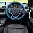 thumbnail image 4 of Funda de cuero para volante de coche - Universal (37-38 cm), transpirable y antideslizante, 4 of 5