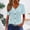 Sky Blue, variant on Short Sleeve Shirts For Women，Long Womens Shirts Tunic Tops Short Sleeve Summer Tops For Women Flowy Sleeve Tops For Women Summer Tops Womens Oversized Tee Shirts Basic Tees For Women