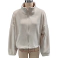 thumbnail image 1 of Chaqueta polar suave con Cremallera completa Nikou para mujer, 1 of 2