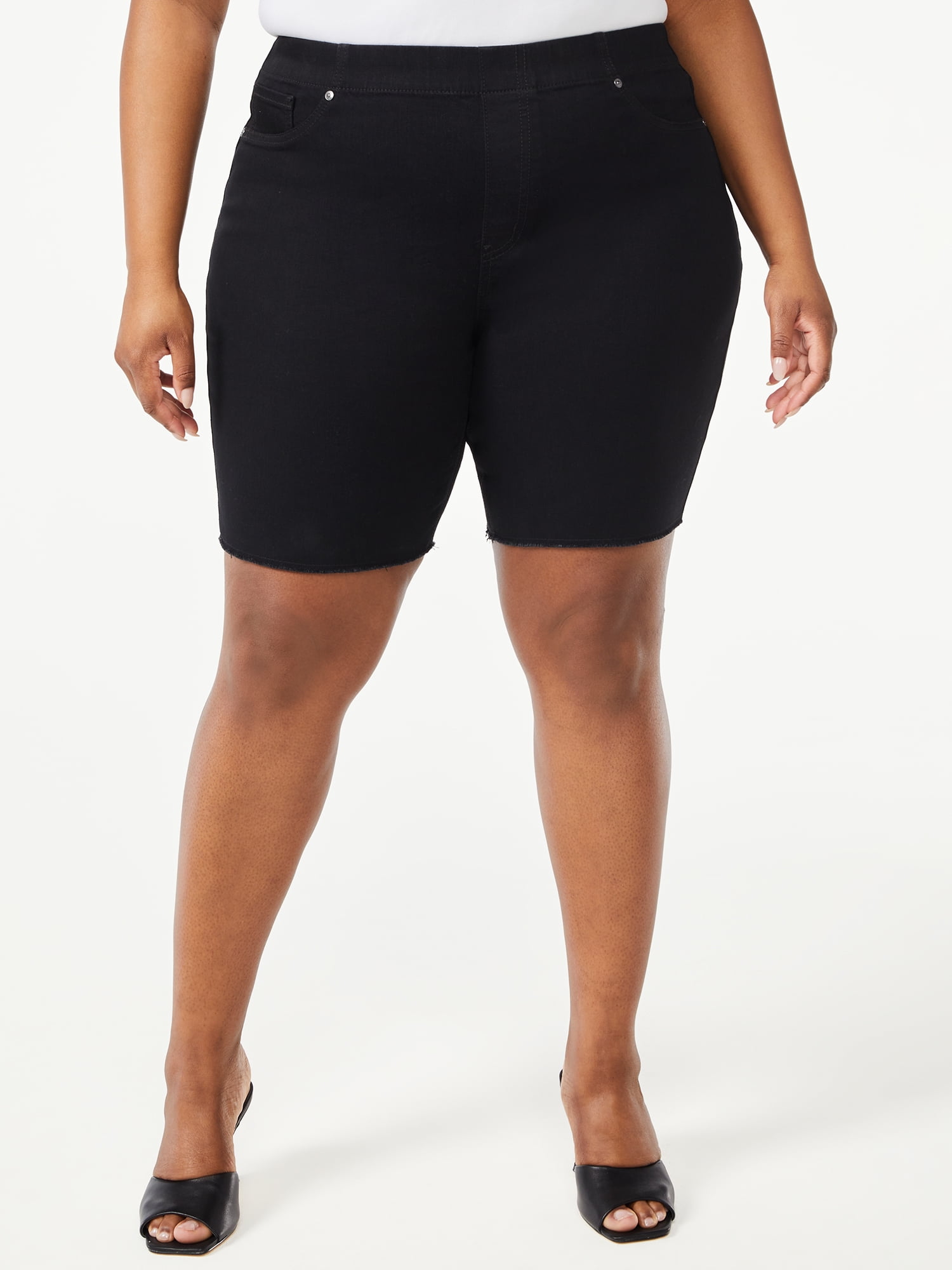 Gabriela Pull-On Bermuda Shorts 