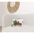 thumbnail image 5 of 13" X 18" Dog Red Truck and Christmas Tree Throw Pillow, 5 of 5