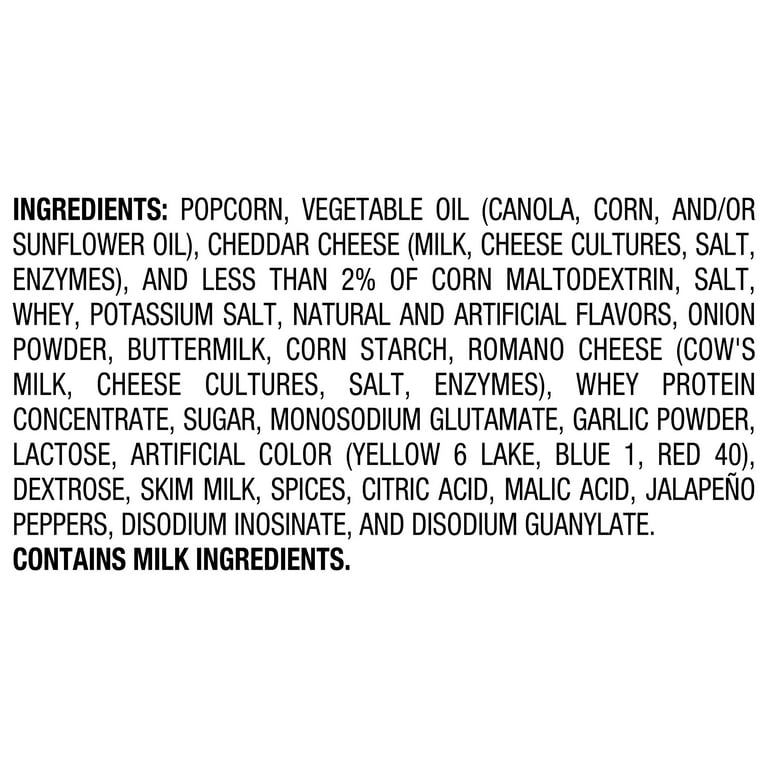 Chester’s Jalapeno Cheddar Flavored Popcorn, 4.25 oz Bag