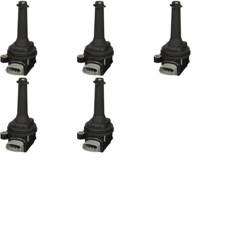AD Auto Parts 7805-9653 Direct Ignition Coil Pack of 5 Compatible with Volvo C30 C70 S40 S60 S60 Cross Country V50 V60 V60 Cross Country V70 XC60 XC70 2.4L 2.5L 2004-2016