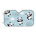 thumbnail image 7 of Balery Cute Panda Bear Print Car Windshield Sun Shade,Windshield Sunshade for Car Pickup Truck SUV Accessories-Medium, 7 of 7