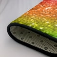 thumbnail image 5 of Colorful Glitter Shaggy Area Rug, Rugs for Living Room Bedroom Non Slip Door Mat Indoor Carpet Machine Washable Nursery Home Decor Floor Mats for Entryway 60x39in-#, 5 of 5