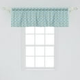 thumbnail image 2 of Ambesonne Plane Window Valance, Planes and Helicopters, 54" X 18", Yellow and Blue, 2 of 3