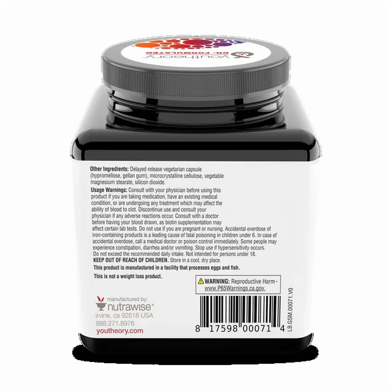youtheory glp-1 Youtheory Multi, GLP-1 Support, 90 Capsules