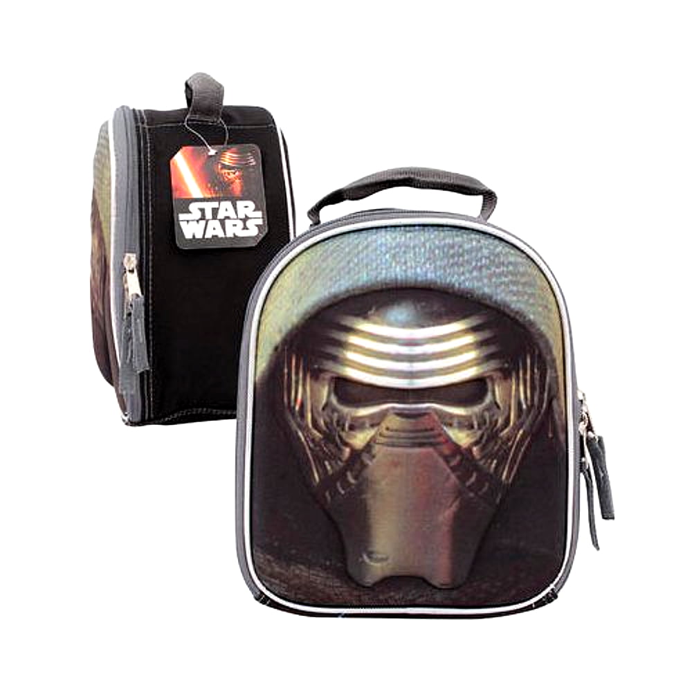 Disney Star Wars The Force Awakens w/ Kylo Ren School LUNCH Box TOTE Bag w/Tag 