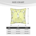 thumbnail image 4 of Kll Unicorn Sun Salutataion Yoga Decorative Throw Pillow Covers Velvet Soft For Couch Sofa Bedroom Living Room Outdoor -16"X16", 4 of 8