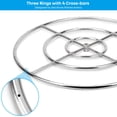 thumbnail image 4 of Stanbroil 30" Round Fire Pit Burner Ring, 304 Series Stainless Steel, BTU 435,000 Max, 4 of 4