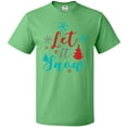 thumbnail image 3 of Inktastic Let It Snow, Snowflakes, Trees, Christmas, Xmas T-Shirt, 3 of 5