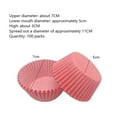 thumbnail image 4 of 100Pcs Mini Cupcake Liners Round Cake Baking Cups Muffin Cases Home Party Pink, 4 of 5