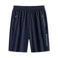 thumbnail image 1 of Wide Leg Men Shorts Summer Ice Silk Short Sweatpants, 1 of 5